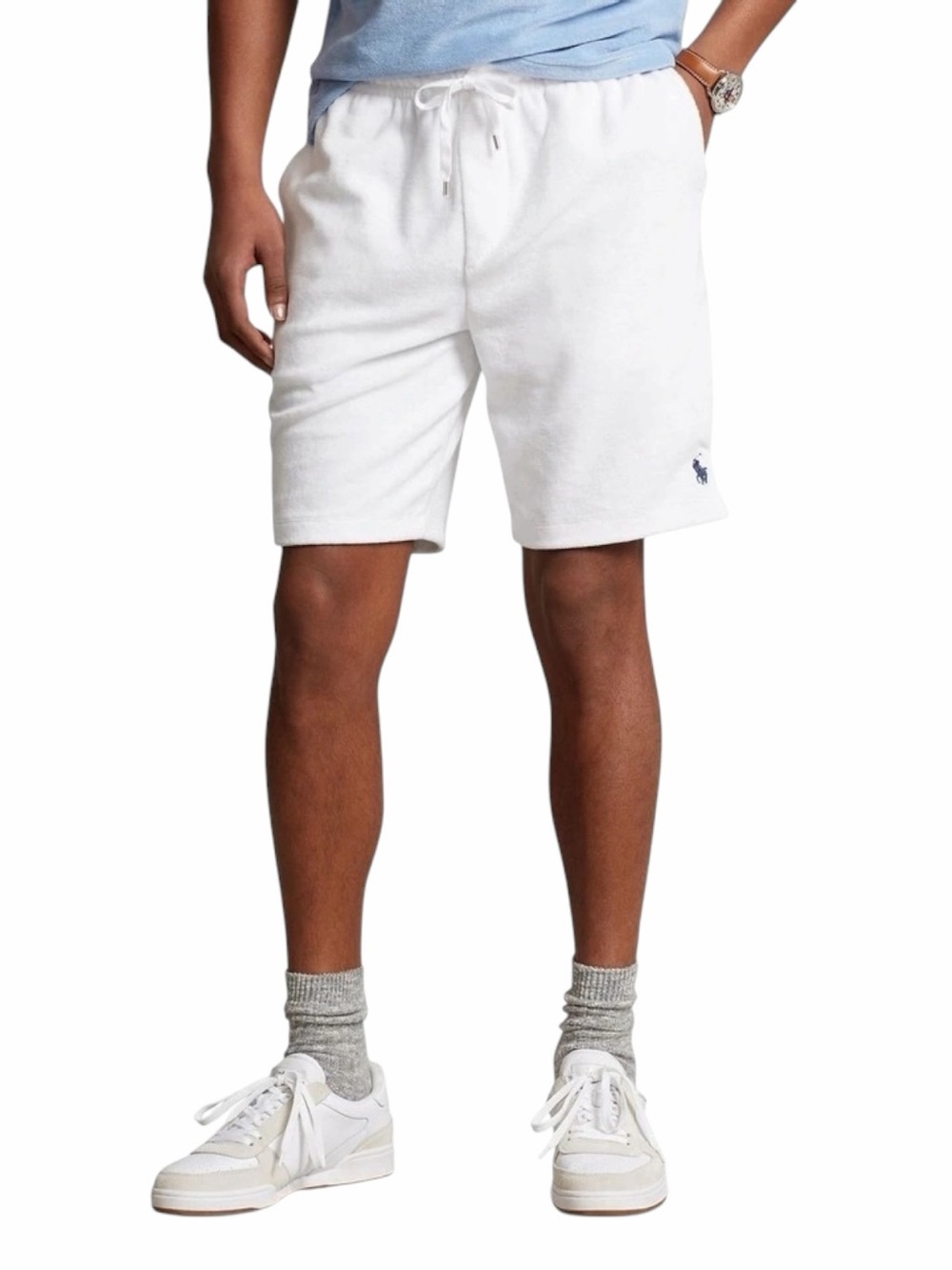 Polo Ralph Lauren Terry Cloth Shorts White Men's Large